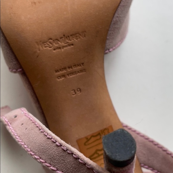 - YSL yves saint laurent ankle strap heels ROSE Shoe - Picture 15 of 17